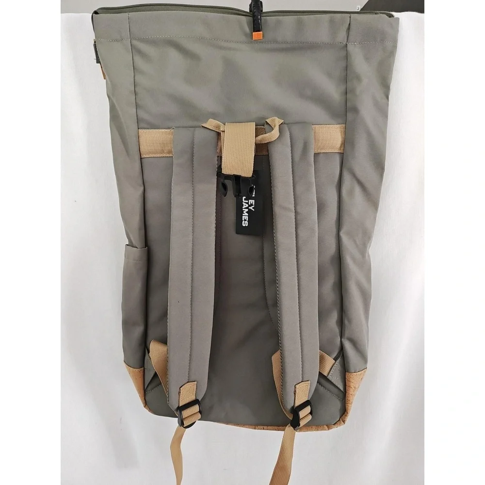 Atley James Dakota Backpack Tan Brown Cork New Minimalist Bag Satchel‎